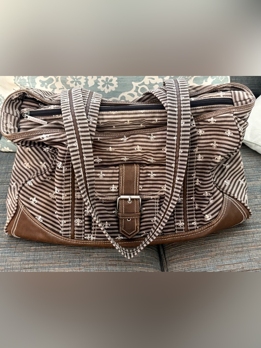 $5 In Bundle! Kalencom Fleur de Lis Diaper Bag